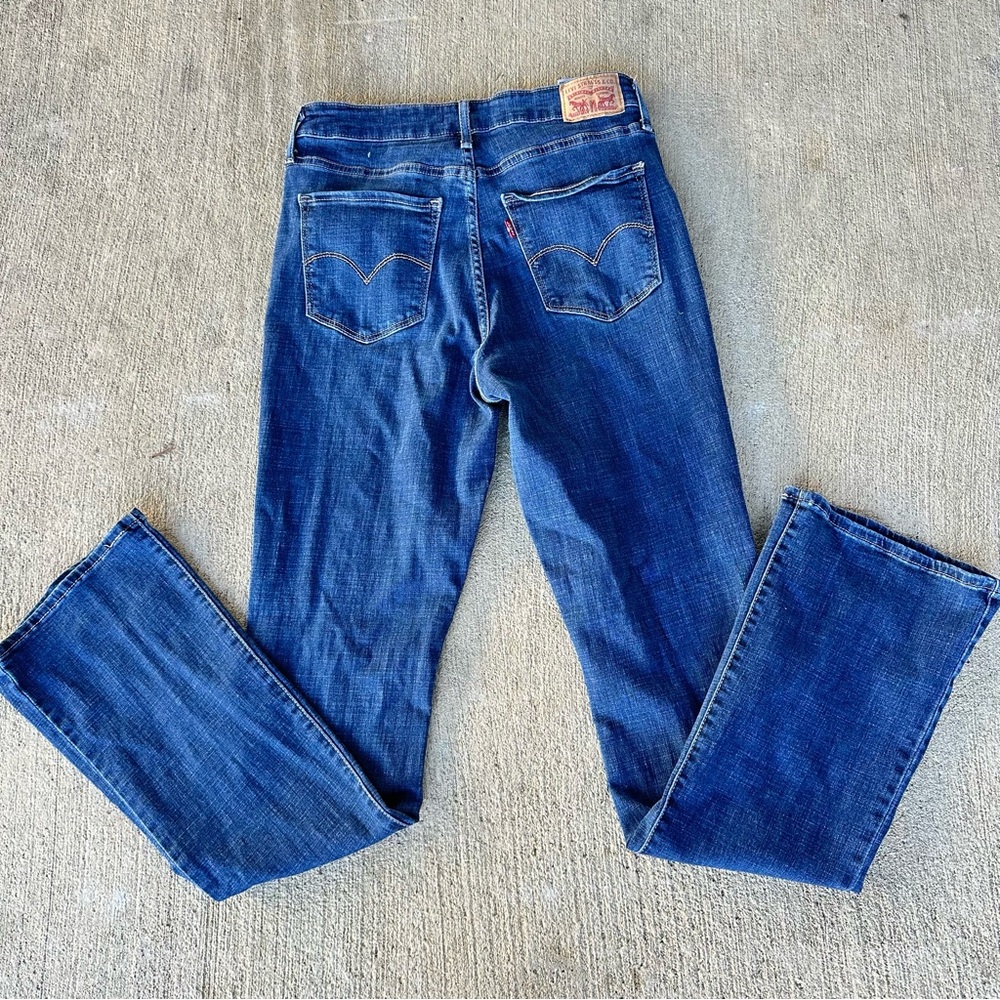 Levi's Blue Boot Cut Jeans for Women
